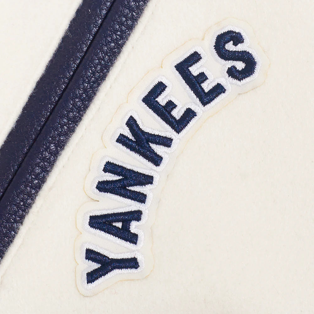 MLB NEW YORK YANKEES RETRO CLASSIC TODDLER BOYS RIB WOOL VARSITY JACKET