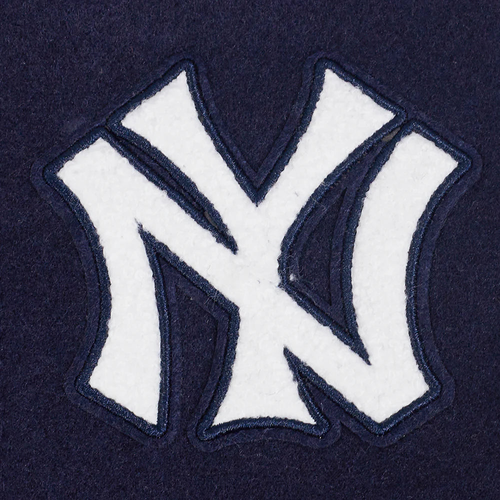 MLB NEW YORK YANKEES RETRO CLASSIC TODDLER BOYS RIB WOOL VARSITY JACKET