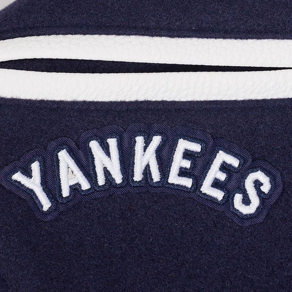 MLB NEW YORK YANKEES RETRO CLASSIC TODDLER BOYS RIB WOOL VARSITY JACKET