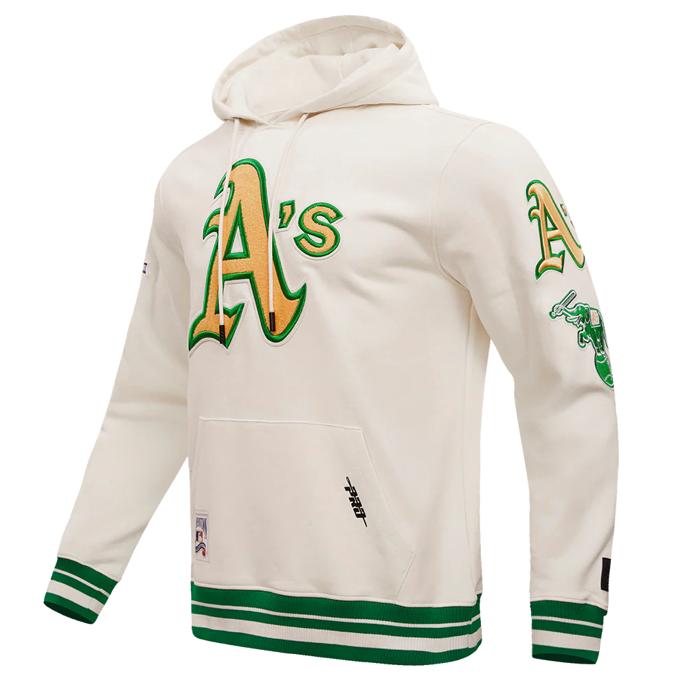 MLB OAKLAND ATHLETICS RETRO CLASSIC MEN'S PULLOVER HOODIE