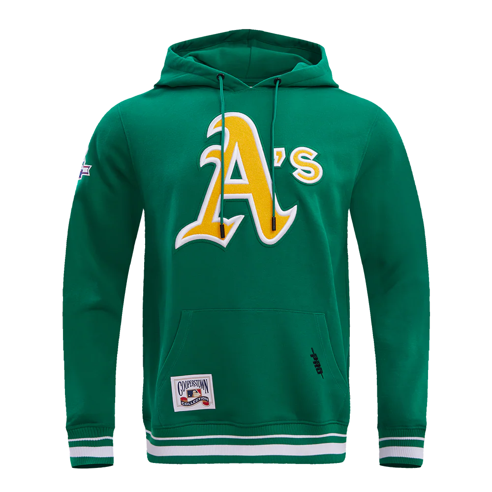 MLB OAKLAND ATHLETICS RETRO CLASSIC MEN'S PULLOVER HOODIE