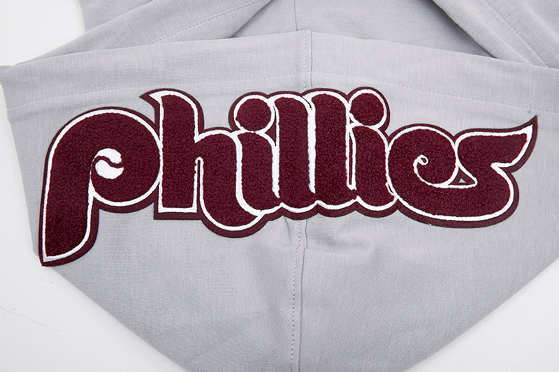 MLB PHILADELPHIA PHILLIES CLASSIC CHENILLE MEN'S PULLOVER HOODIE