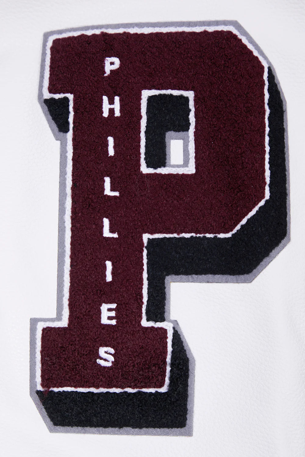 MLB PHILADELPHIA PHILLIES OLD ENGLISH WOOL MEN'S VARSITY JACKET