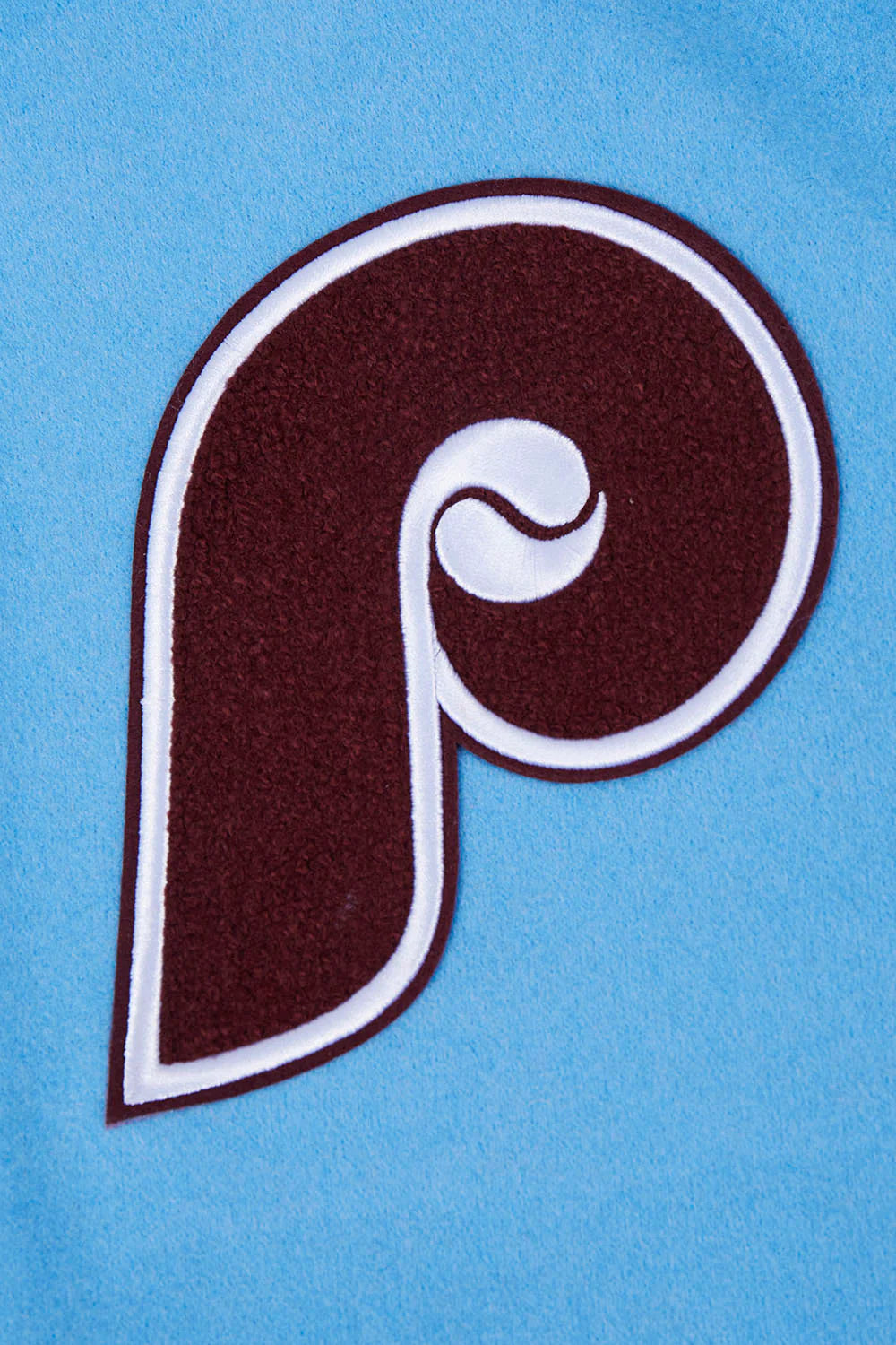 MLB PHILADELPHIA PHILLIES RETRO CLASSIC MEN'S RIB WOOL VARSITY JACKET