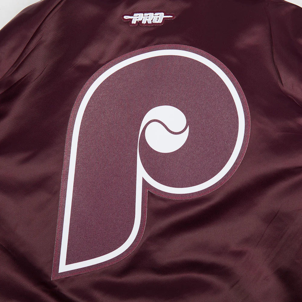 MLB PHILADELPHIA PHILLIES CLASSIC BIG BOYS SATIN JACKET