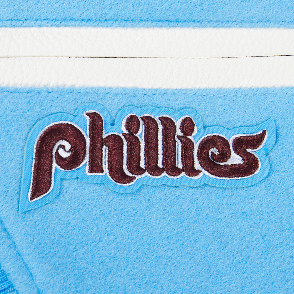 MLB PHILADELPHIA PHILLIES RETRO CLASSIC TODDLER BOYS RIB WOOL VARSITY JACK