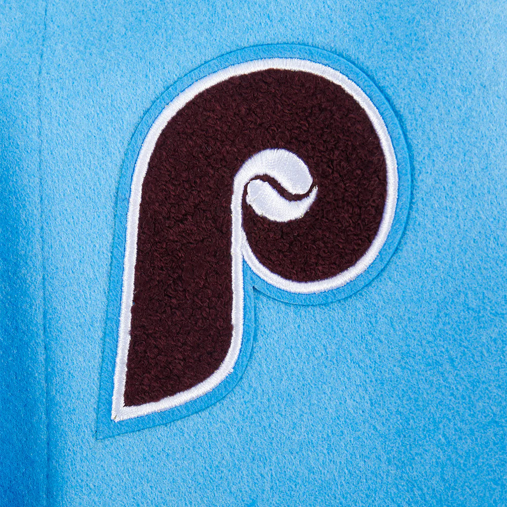 MLB PHILADELPHIA PHILLIES RETRO CLASSIC TODDLER BOYS RIB WOOL VARSITY JACK