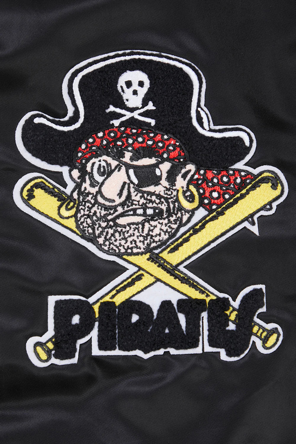 MLB PITTSBURGH PIRATES RETRO CLASSIC MEN'S RIB SATIN JACKET