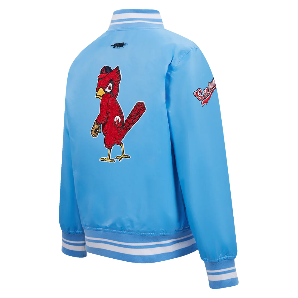 MLB ST. LOUIS CARDINALS RETRO CLASSIC BIG BOYS RIB SATIN JACKET