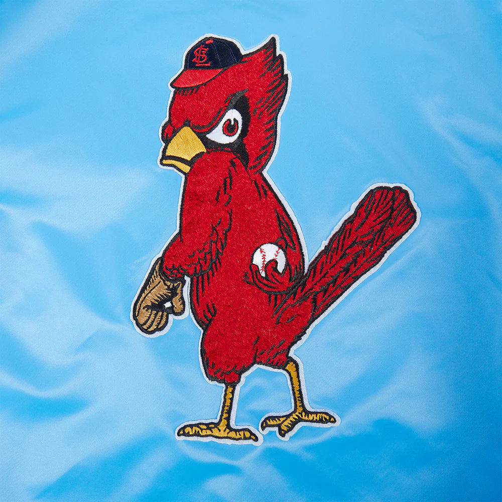 MLB ST. LOUIS CARDINALS RETRO CLASSIC BIG BOYS RIB SATIN JACKET