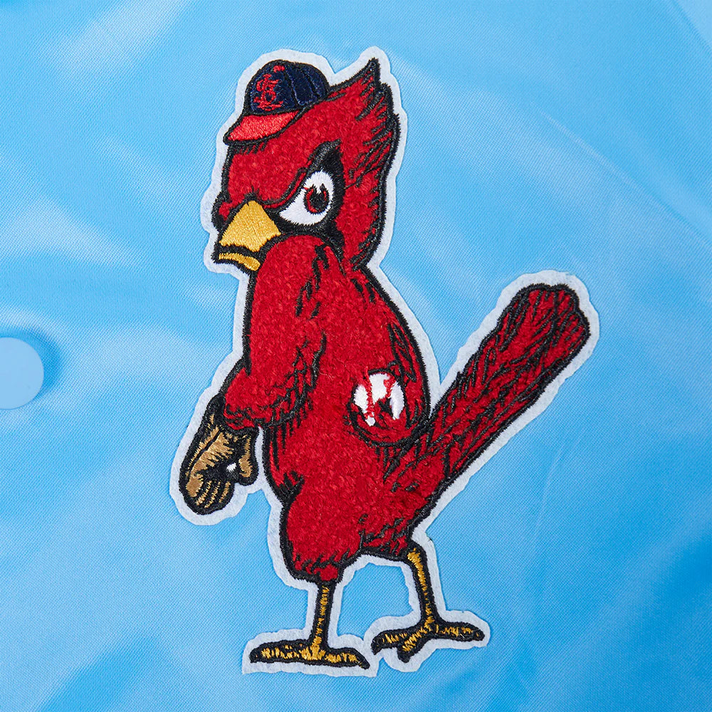 MLB ST. LOUIS CARDINALS RETRO CLASSIC BIG BOYS RIB SATIN JACKET