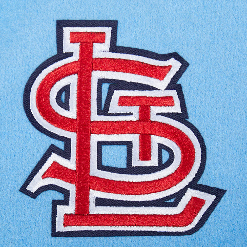 MLB ST. LOUIS CARDINALS RETRO CLASSIC BIG BOYS RIB WOOL VARSITY JACKET