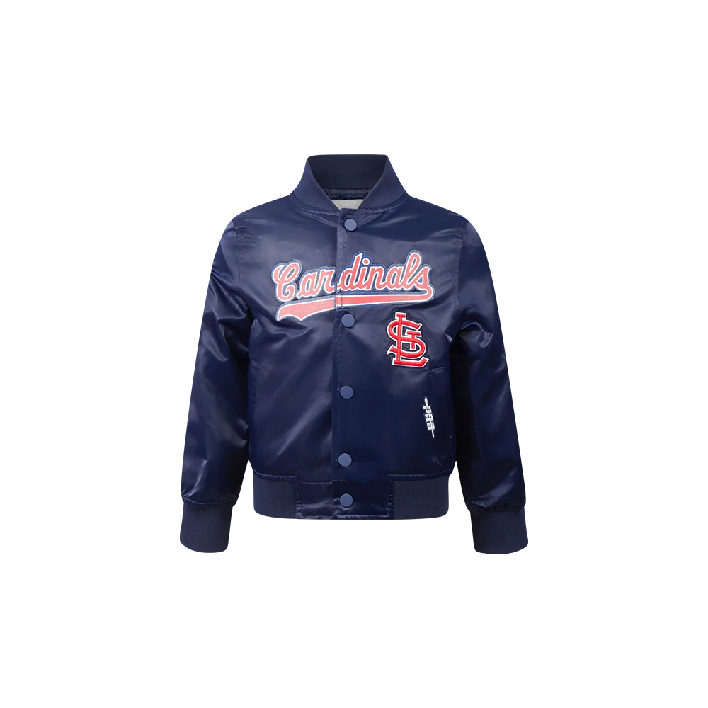 MLB ST. LOUIS CARDINALS CLASSIC TODDLER BOYS SATIN JACKET