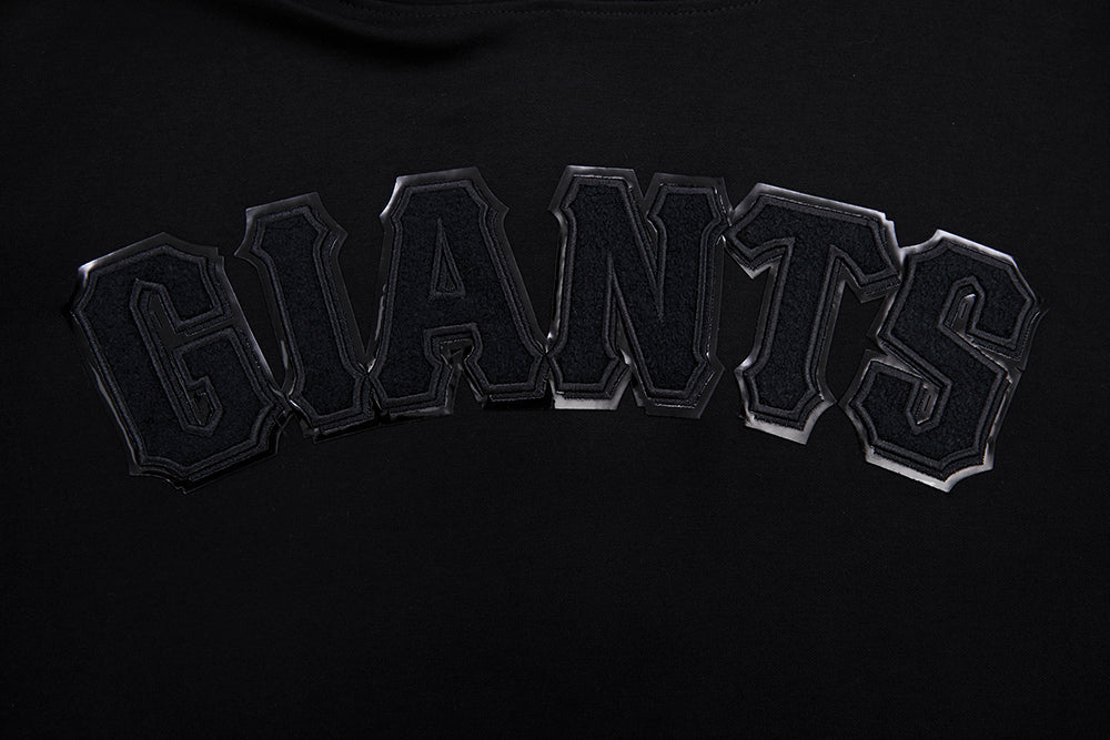 MLB SAN FRANCISCO GIANTS TRIPLE BLACK LOGO MEN'S PULLOVER HOODIE