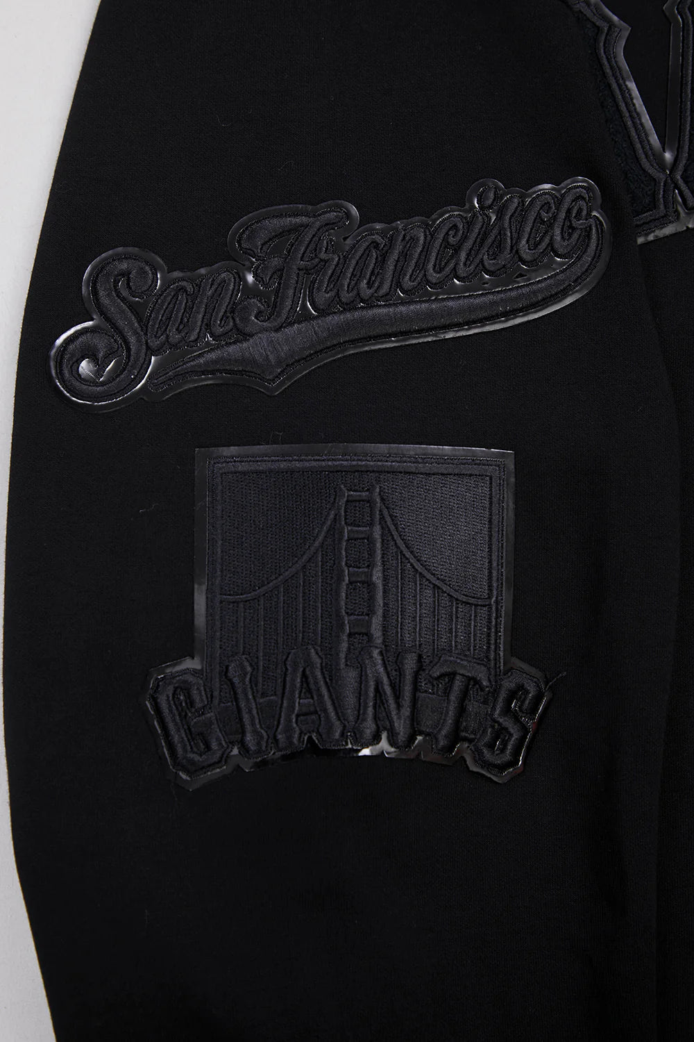 MLB SAN FRANCISCO GIANTS TRIPLE BLACK LOGO MEN'S PULLOVER HOODIE