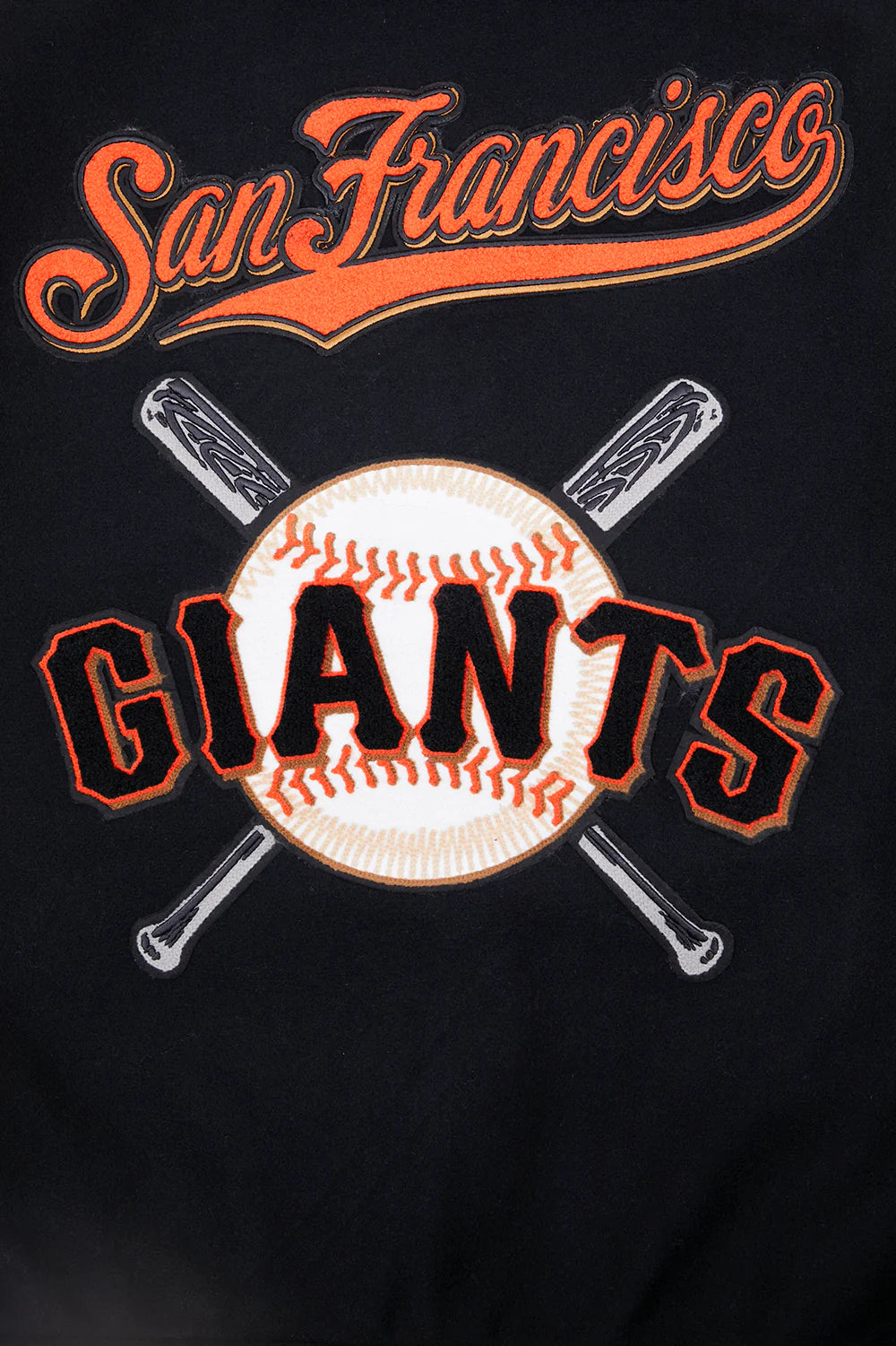 MLB SAN FRANCISCO GIANTS MASHUP MEN'S RIB WOOL VARSITY JACKET