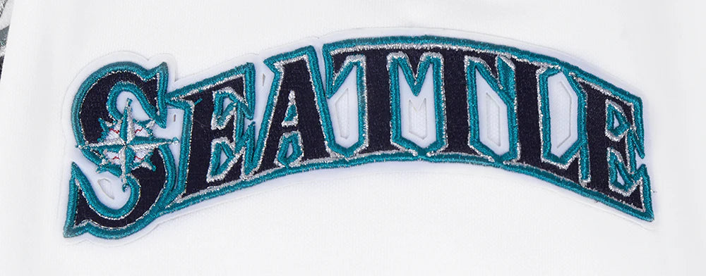 MLB SEATTLE MARINERS CLASSIC CHENILLE MEN'S FULL ZIP PULLOVER HOODIE