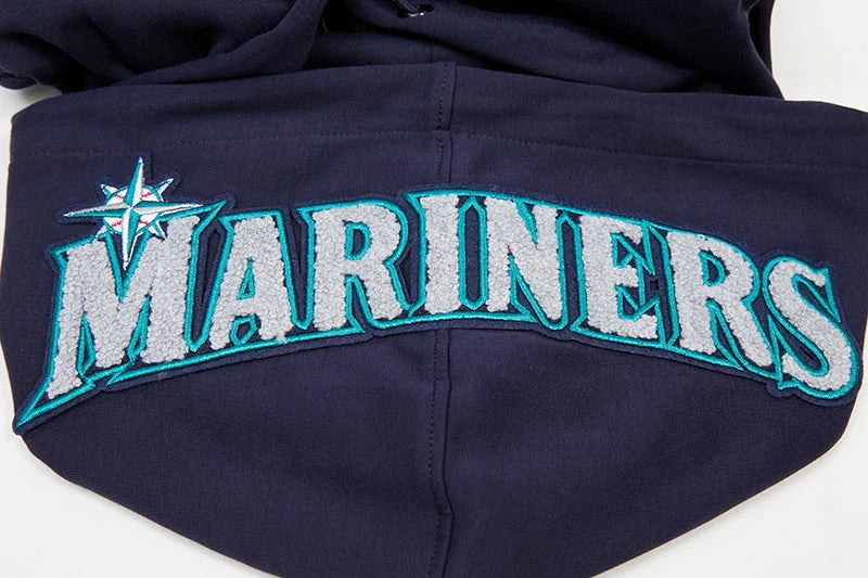 MLB SEATTLE MARINERS CLASSIC CHENILLE MEN'S PULLOVER HOODIE