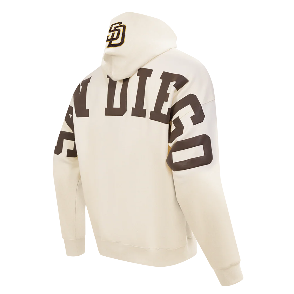 MLB SAN DIEGO PADRES WINGSPAN MEN'S DROP SHOULDER FLC PO HOODIE
