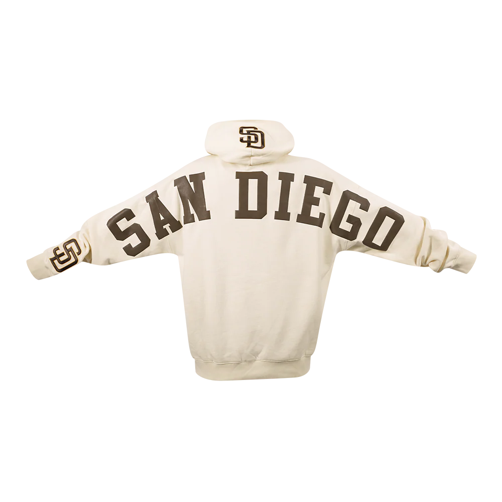 MLB SAN DIEGO PADRES WINGSPAN MEN'S DROP SHOULDER FLC PO HOODIE
