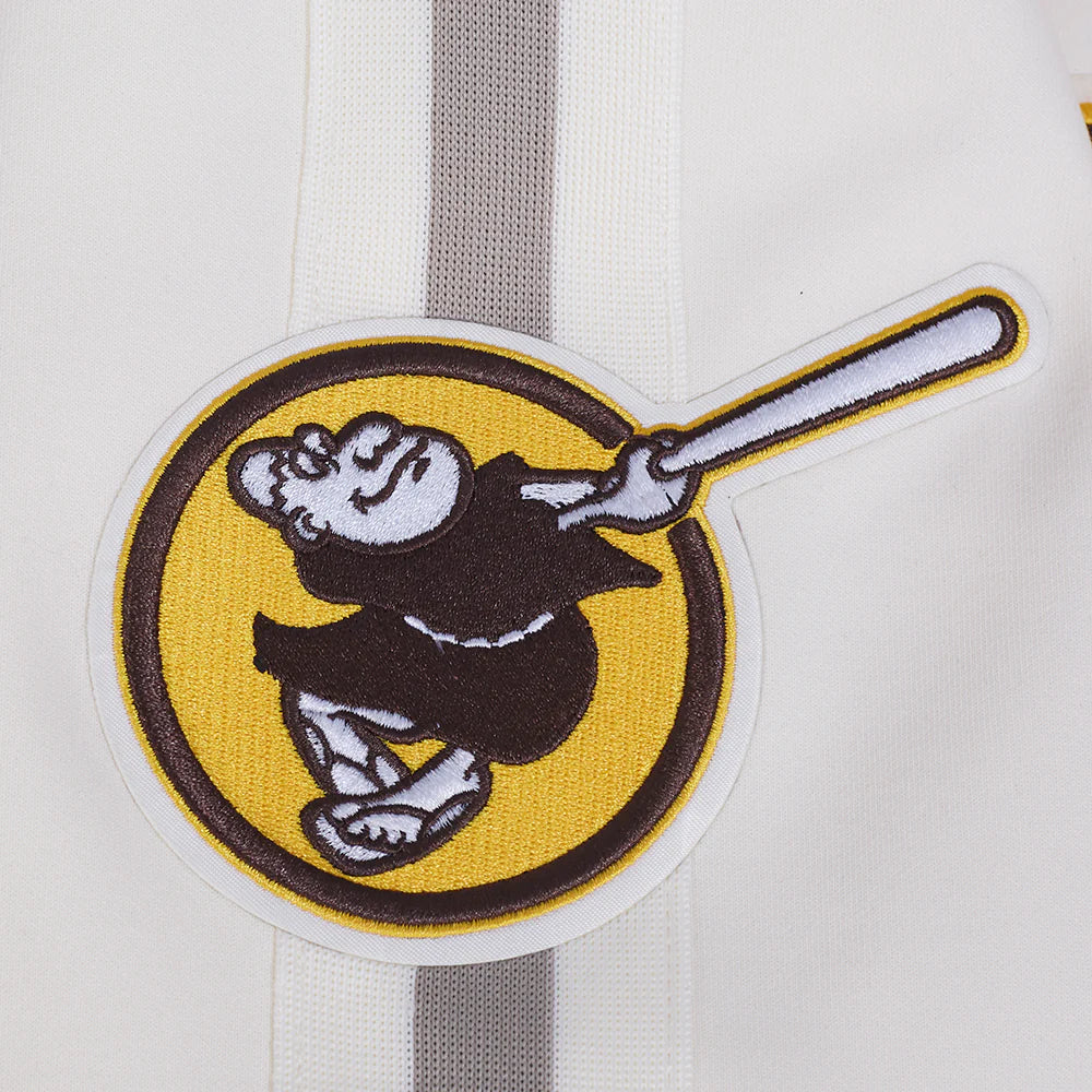 MLB SAN DIEGO PADRES CURRENT LOGO PRO GAME DAY MEN'S DOUBLE KNIT JACKET