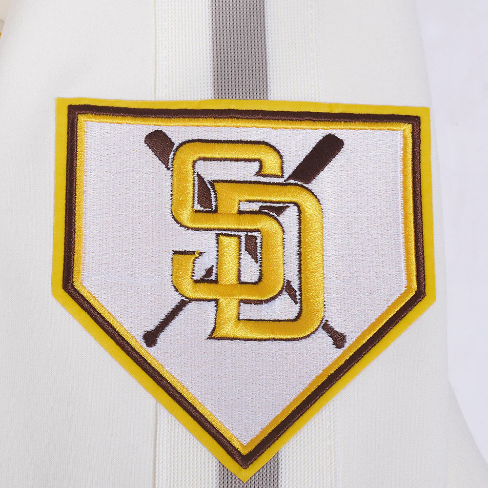 MLB SAN DIEGO PADRES CURRENT LOGO PRO GAME DAY MEN'S DOUBLE KNIT JACKET