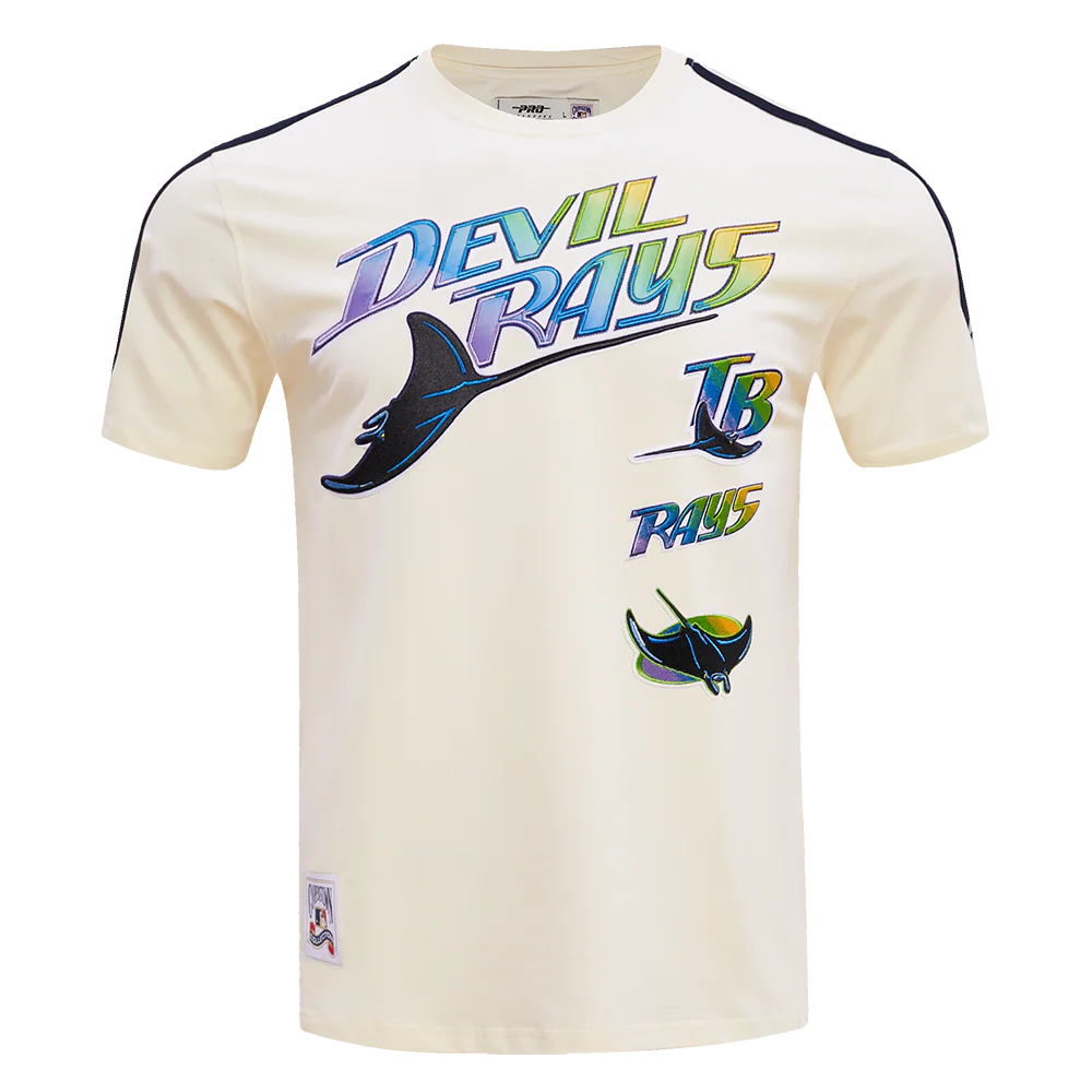 MLB TAMPA DEVIL RAYS RETRO CLASSIC MEN'S STRIPED TOP