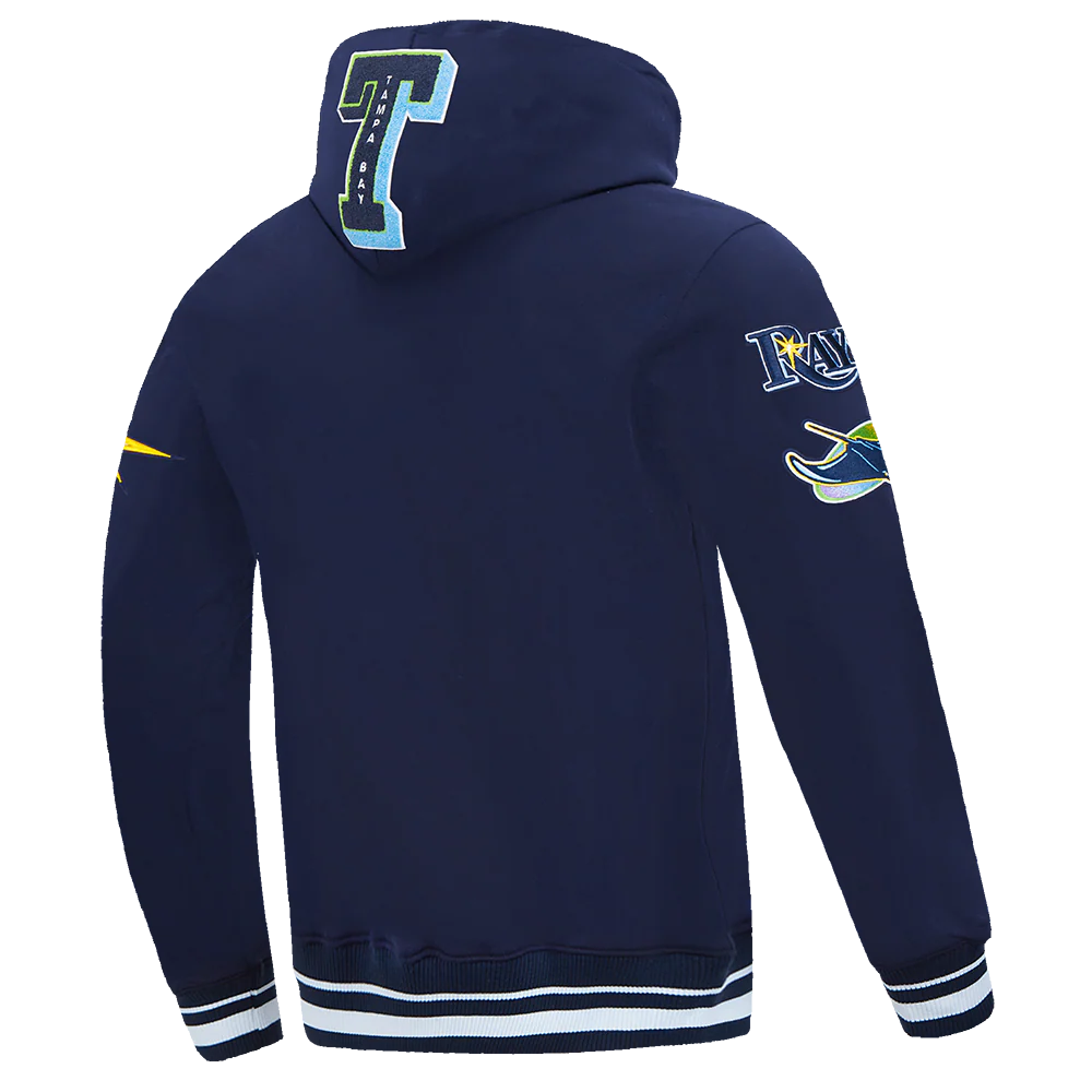MLB TAMPA BAY RAYS MASHUP MEN'S RIB PULLOVER HOODIE