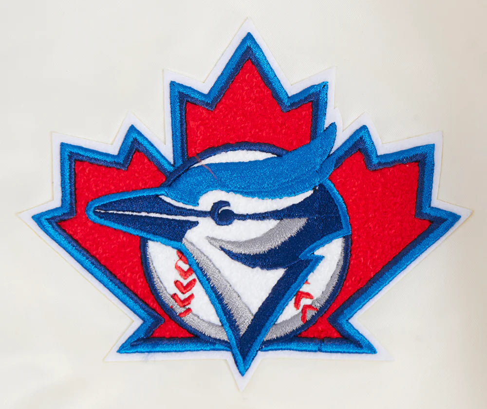 MLB TORONTO BLUE JAYS RETRO CLASSIC MEN'S RIB SATIN JACKET