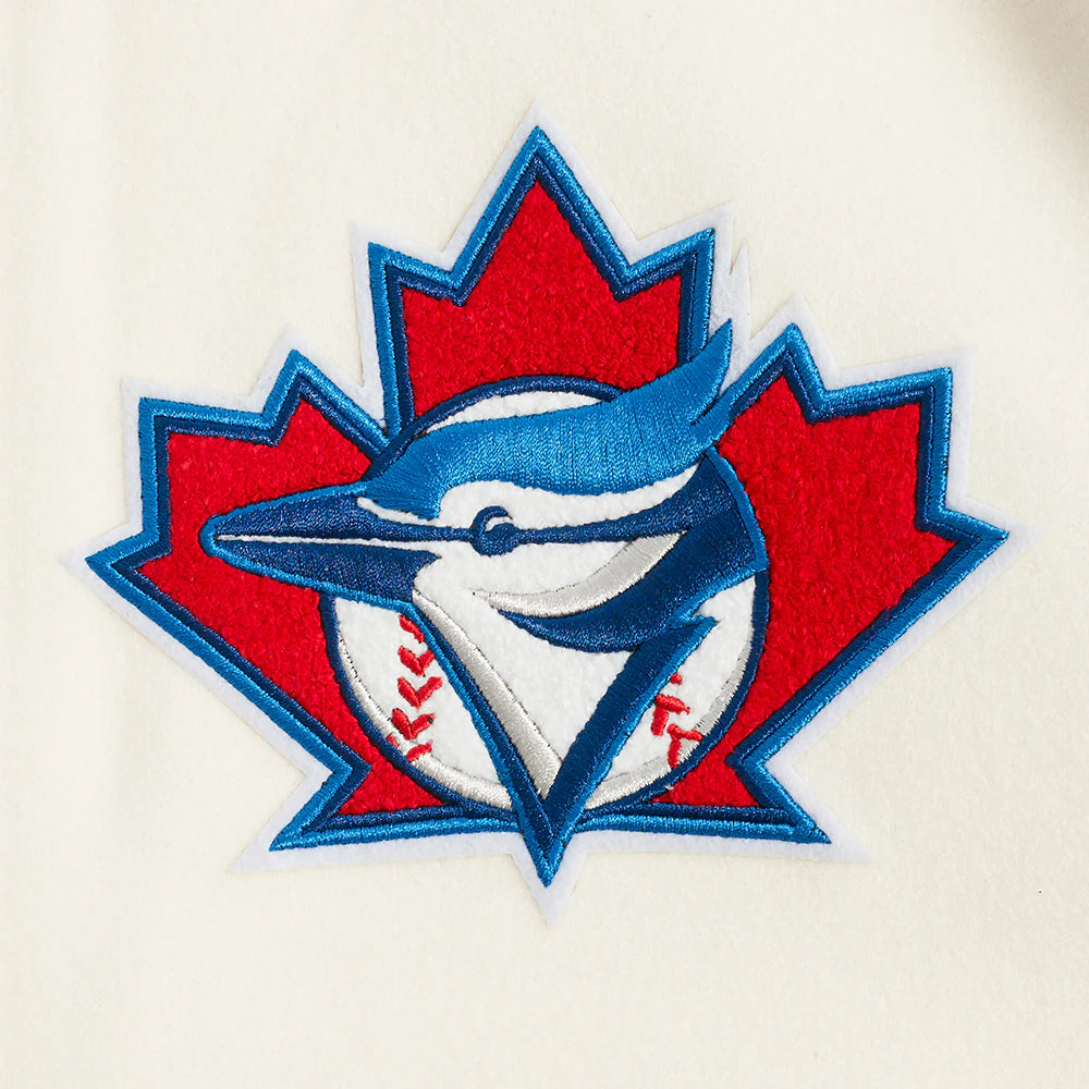 MLB TORONTO BLUE JAYS RETRO CLASSIC MEN'S RIB WOOL VARSITY JACKET