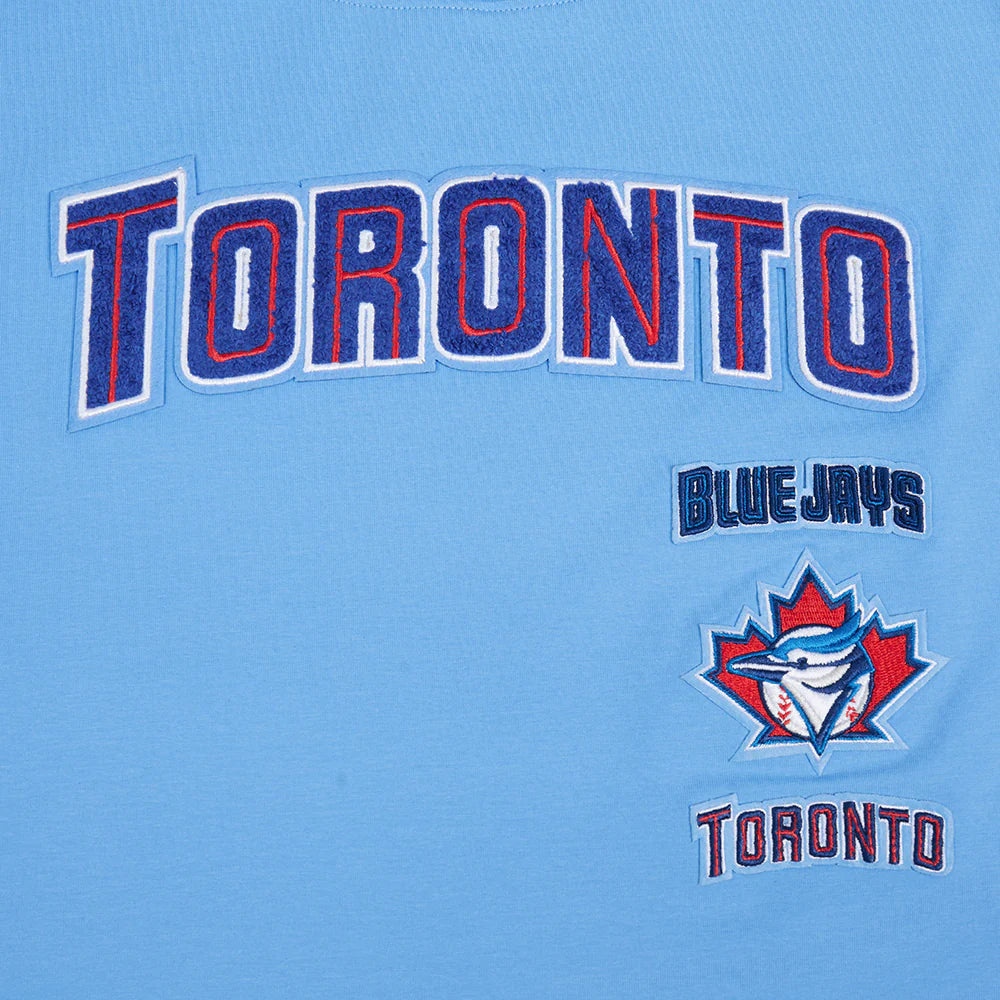 MLB TORONTO BLUE JAYS RETRO CLASSIC WOMEN'S SINGLE JERSEY BOXY TOP