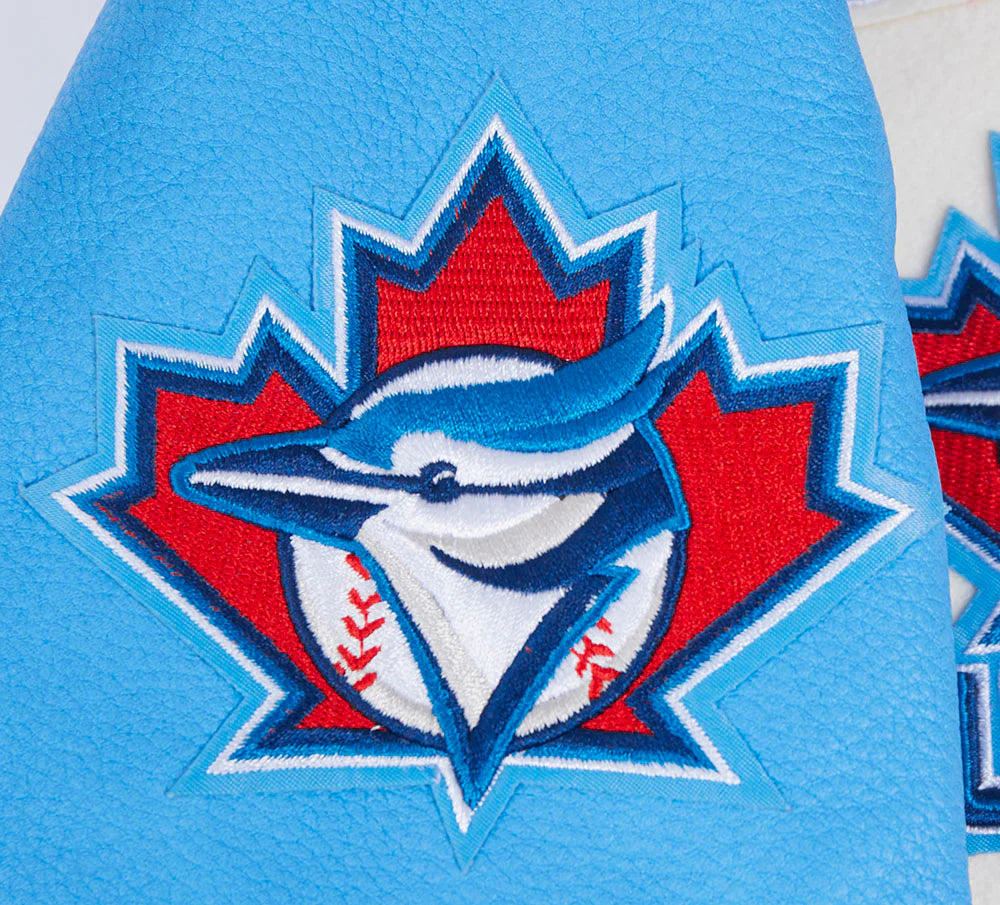 MLB TORONTO BLUE JAYS RETRO CLASSIC WOMEN'S RIB WOOL VARSITY JACKET