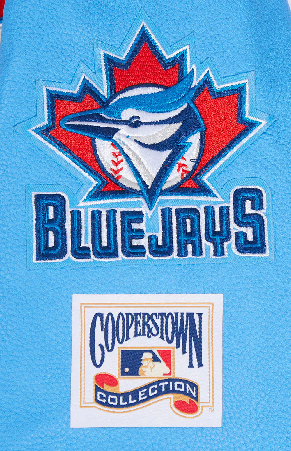 MLB TORONTO BLUE JAYS RETRO CLASSIC WOMEN'S RIB WOOL VARSITY JACKET