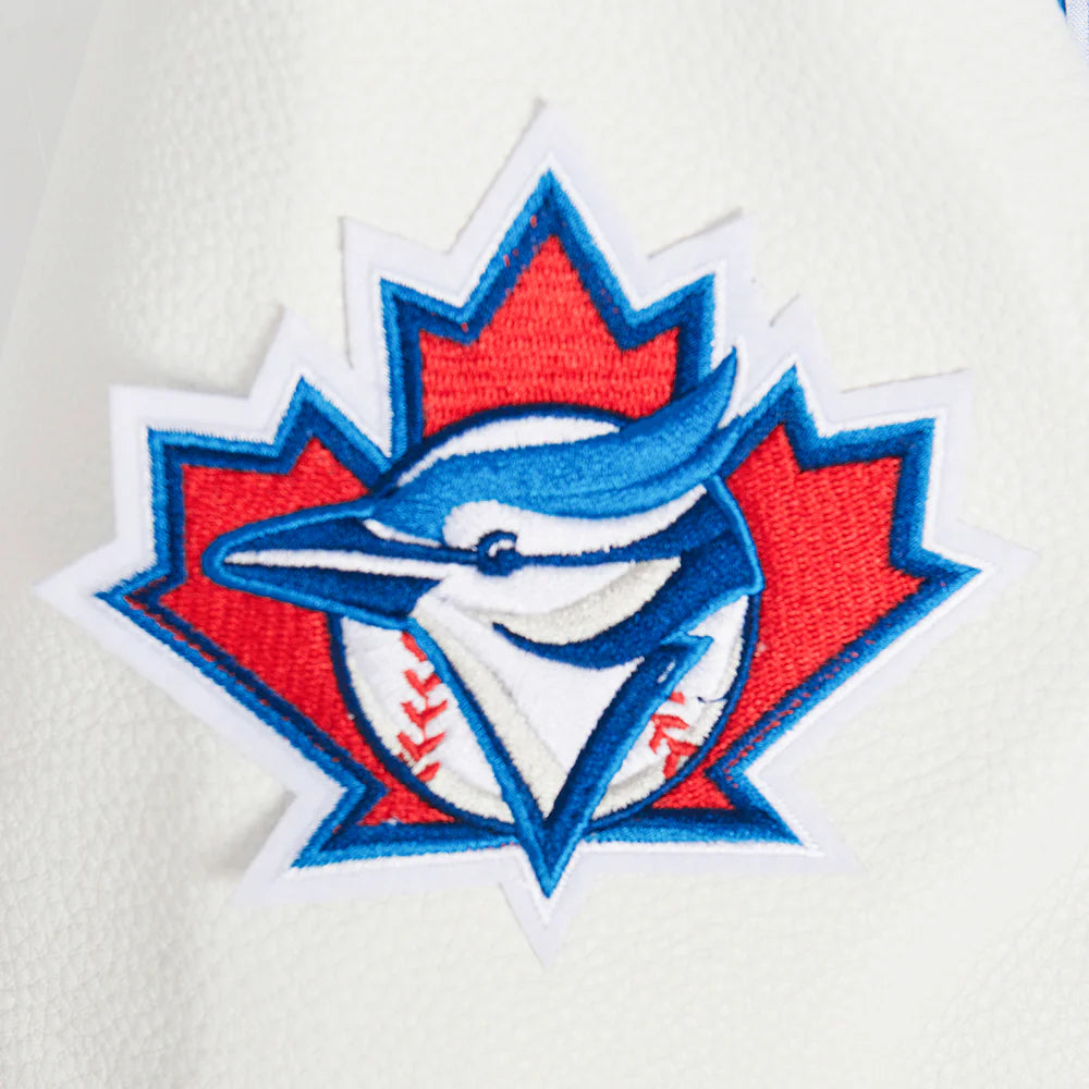 MLB TORONTO BLUE JAYS RETRO CLASSIC WOMEN'S RIB WOOL VARSITY JACKET