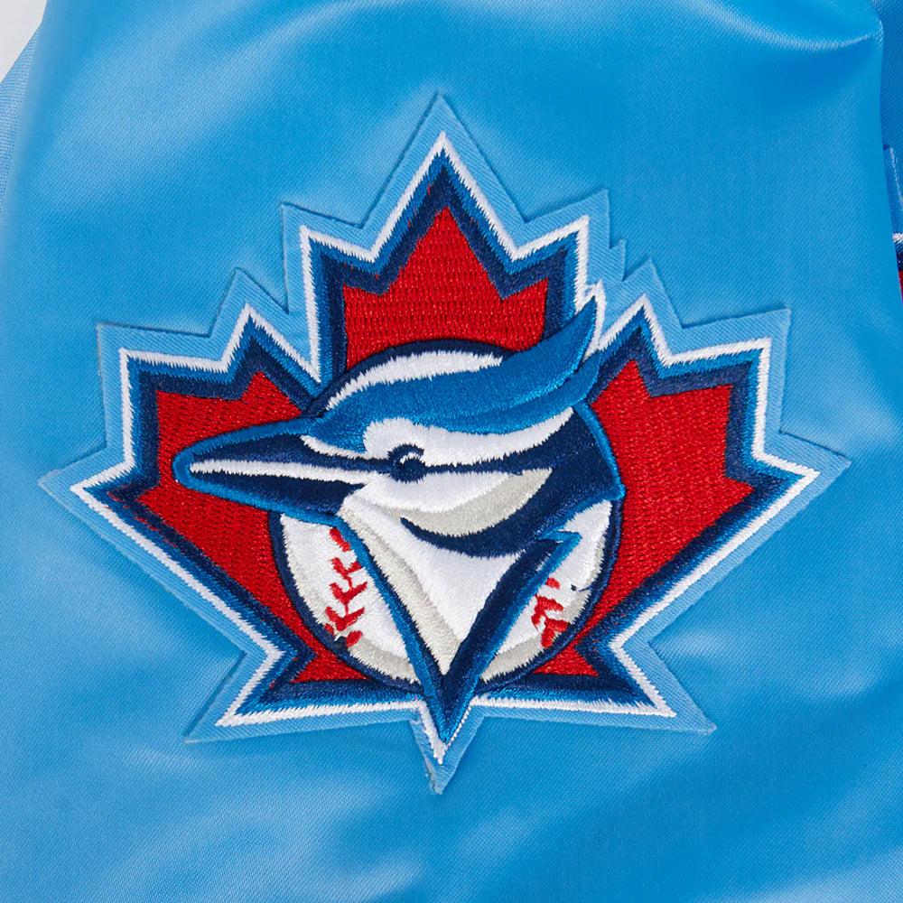 MLB TORONTO BLUE JAYS RETRO CLASSIC WOMEN'S RIB SATIN JACKET
