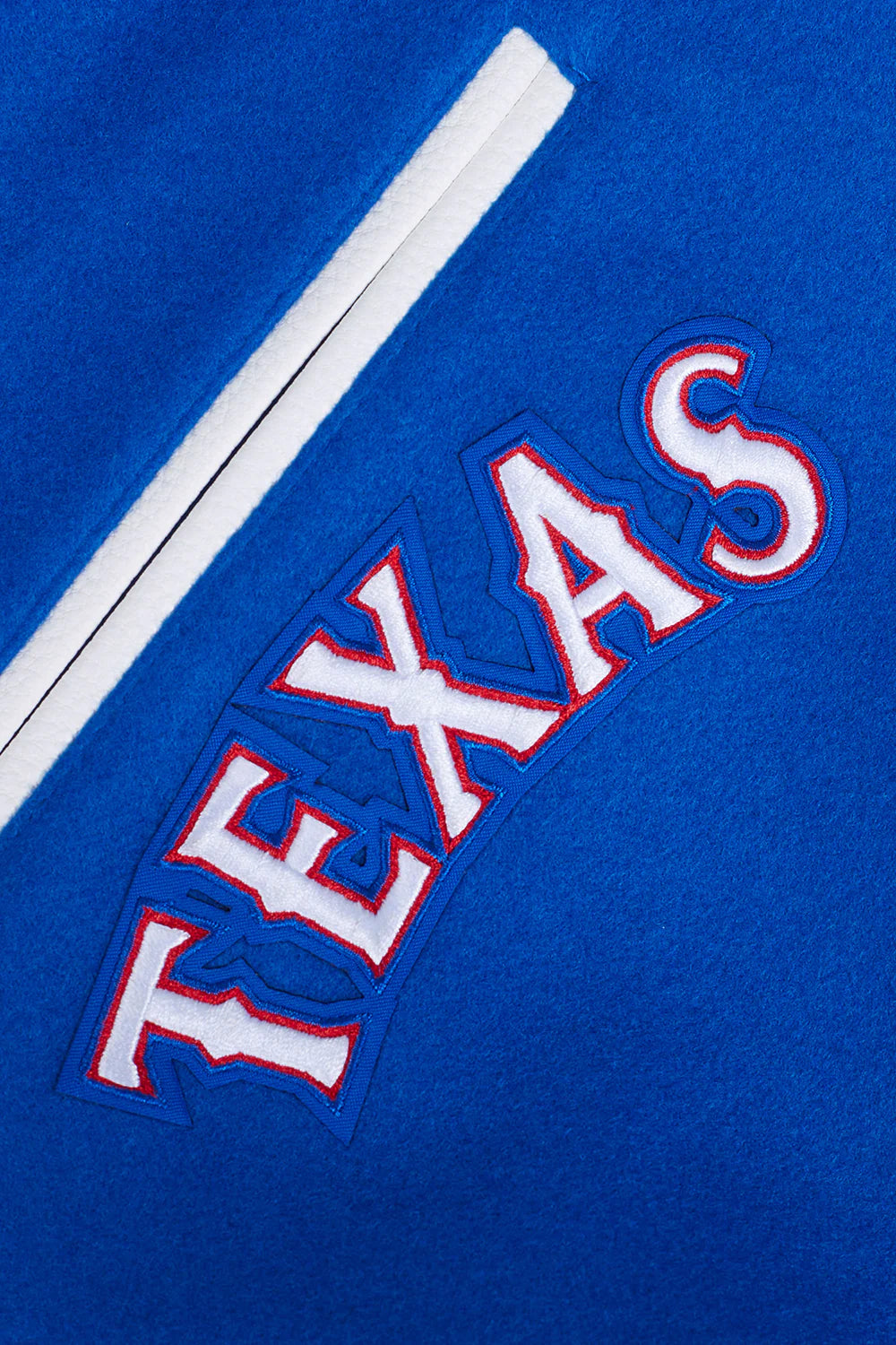 MLB TEXAS RANGERS MASHUP MEN'S RIB WOOL VARSITY JACKET