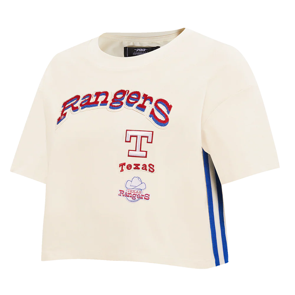 MLB TEXAS RANGERS RETRO CLASSIC WOMEN'S BOXY TOP