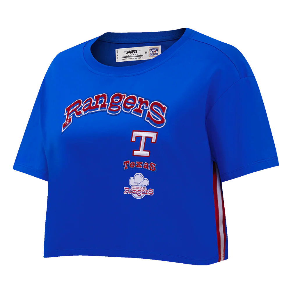 MLB TEXAS RANGERS RETRO CLASSIC WOMEN'S BOXY TOP