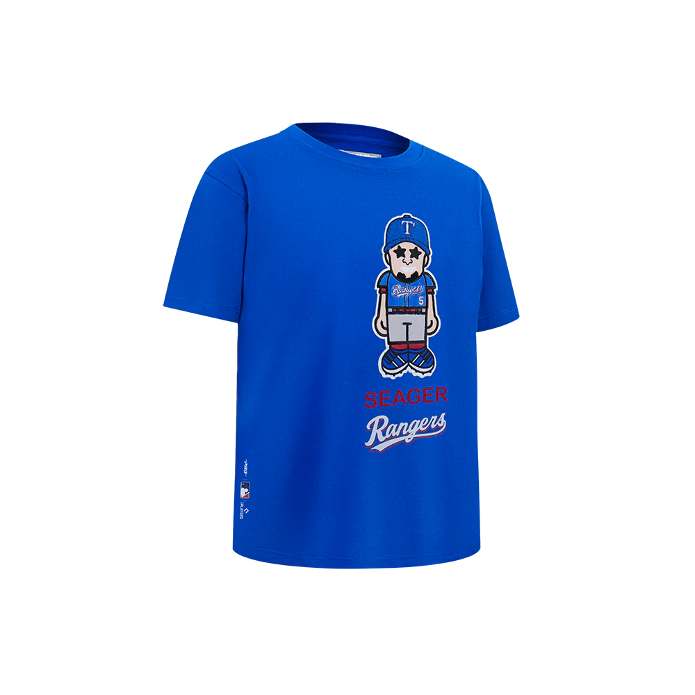 MLB TEXAS RANGERS COREY SEAGER #5 AVATAR LITTLE BOYS SHORT SLEEVE TOP