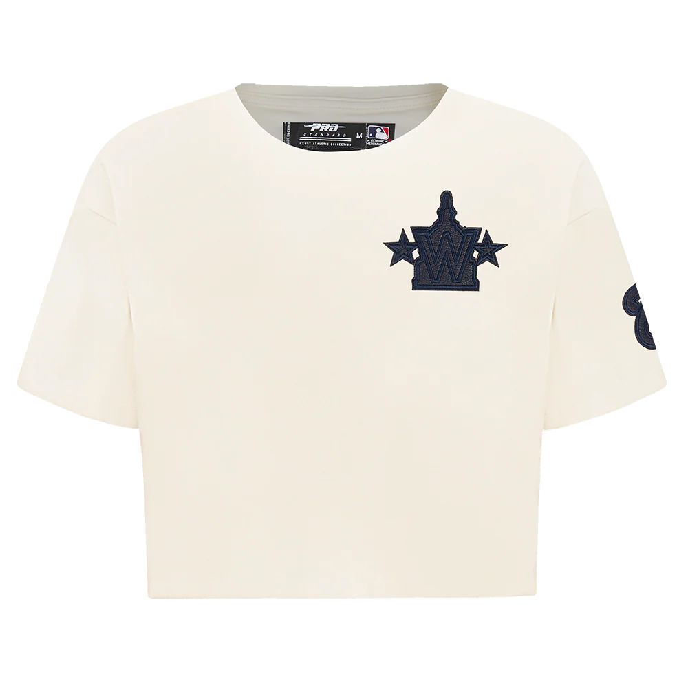 MLB WASHINGTON NATIONALS TRIPLE TONAL SINGLE JERSEY BOXY WOMEN'S TEE