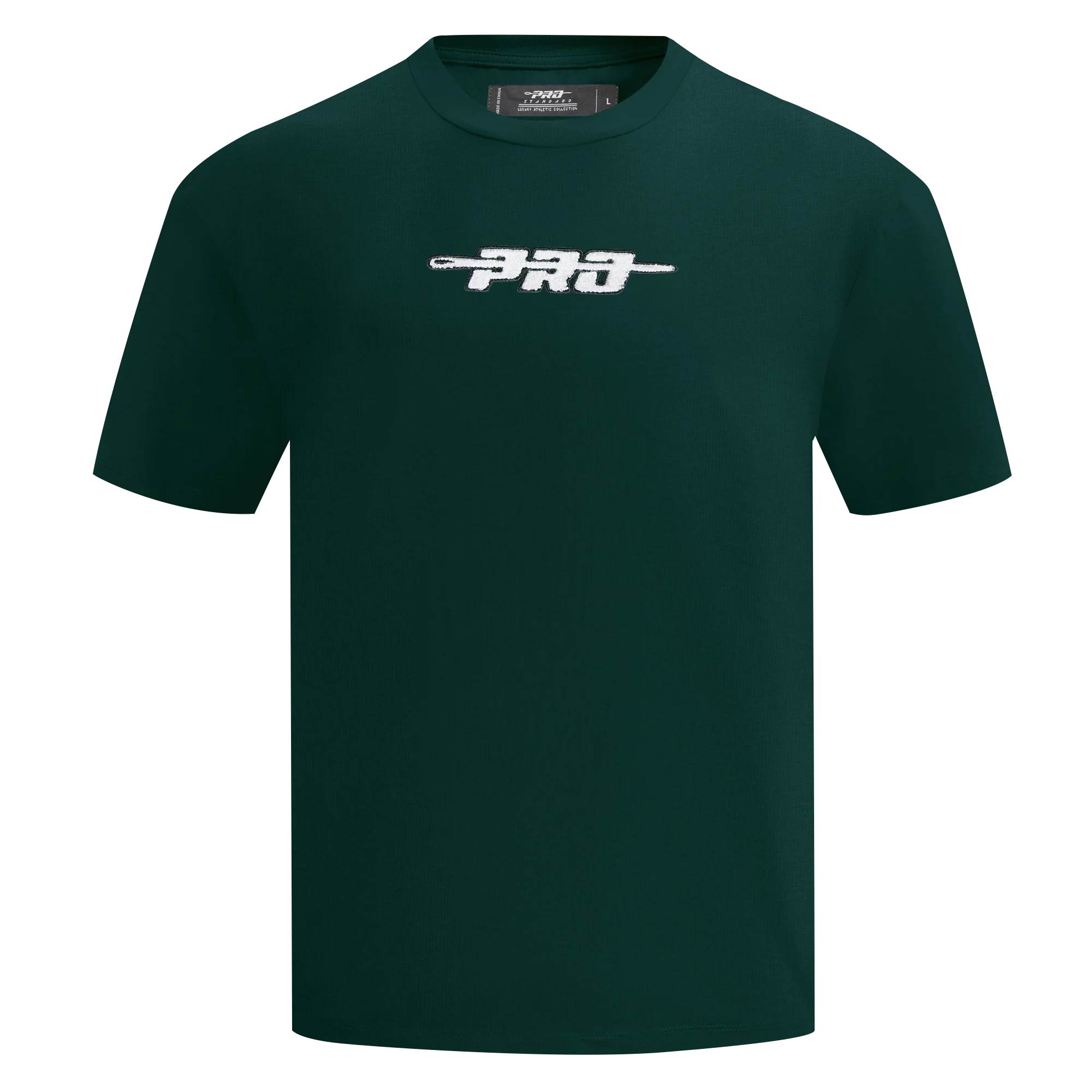 PRO STANDARD CLASSIC CHENILLE WHT LOGO MEN'S CJ DROP SHOULDER TEE