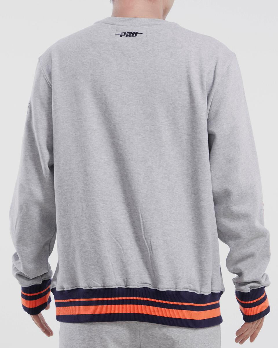 UNIVERSITY OF ILLINOIS CLASSIC STACKED LOGO CREWNECK