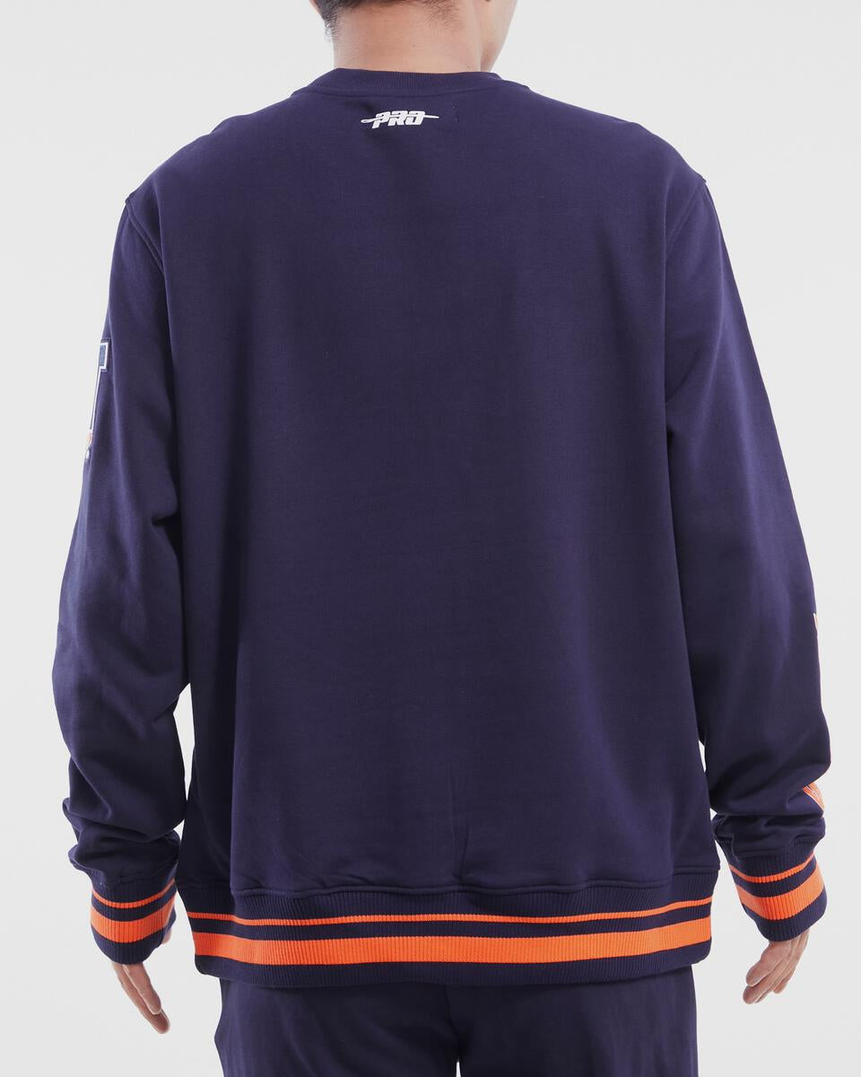 UNIVERSITY OF ILLINOIS CLASSIC STACKED LOGO CREWNECK