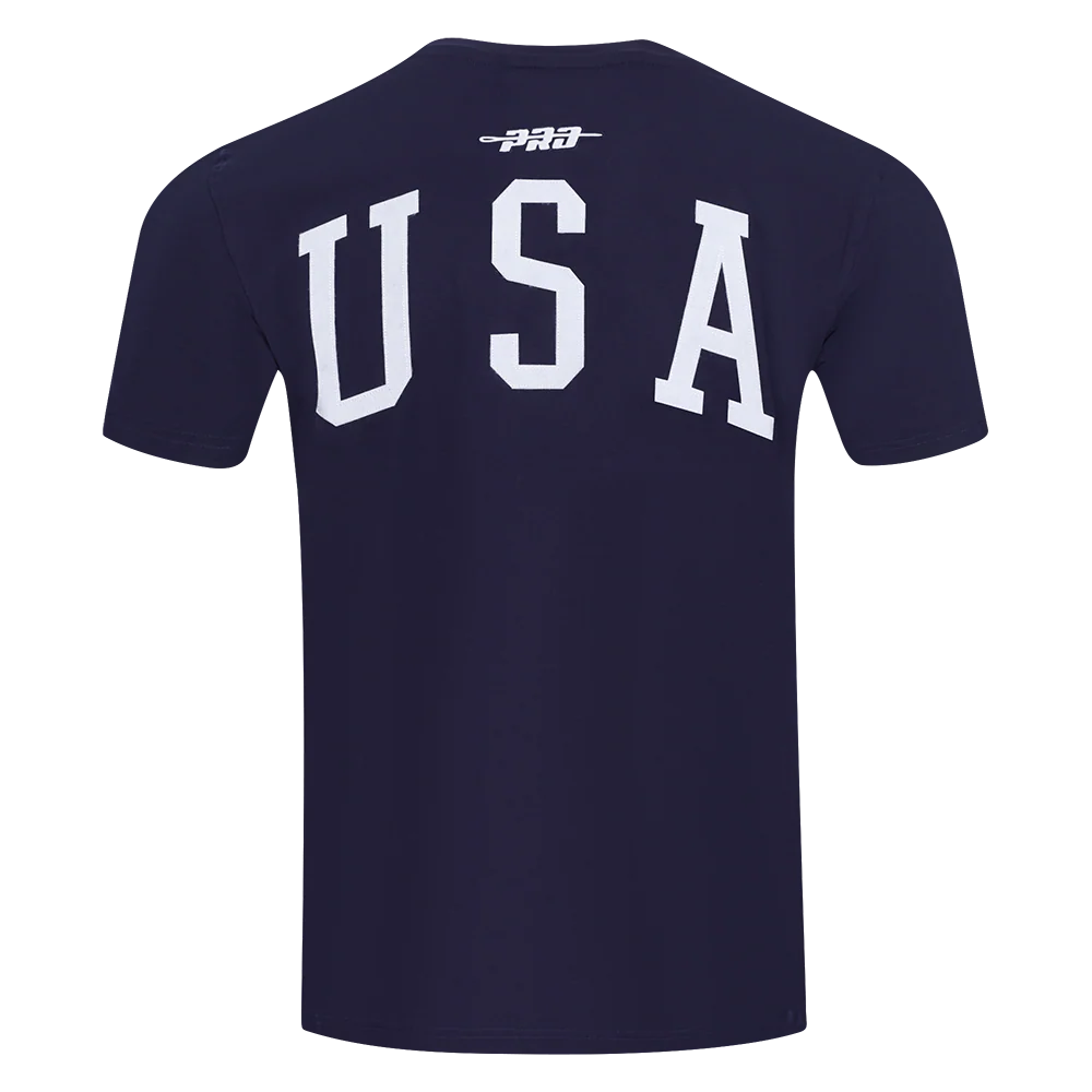 US SOCCER CLASSIC MEN'S 4 STAR SINGLE JERSEY STRIPED TEE