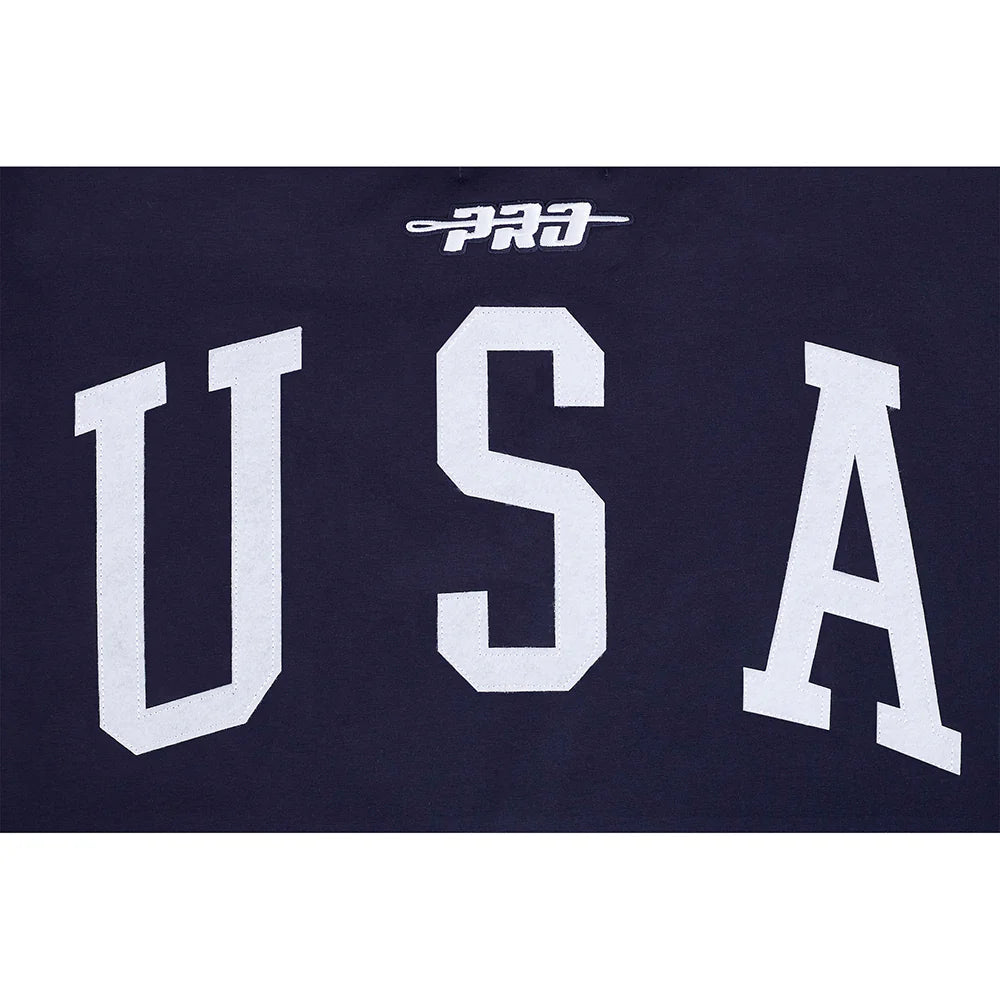 US SOCCER CLASSIC MEN'S 4 STAR SINGLE JERSEY STRIPED TEE