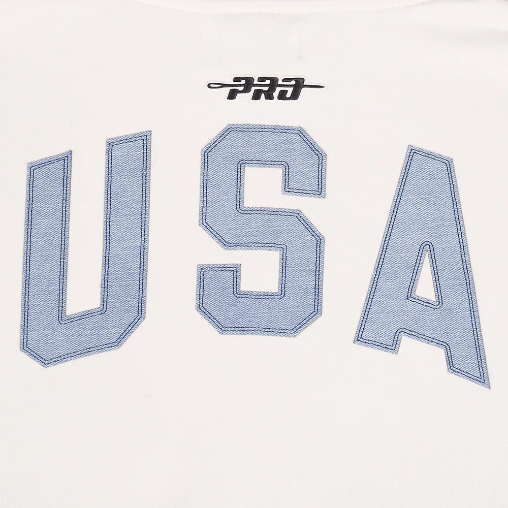 US SOCCER VARSITY BLUES MEN'S FLEECE PULLOVER HOODIE