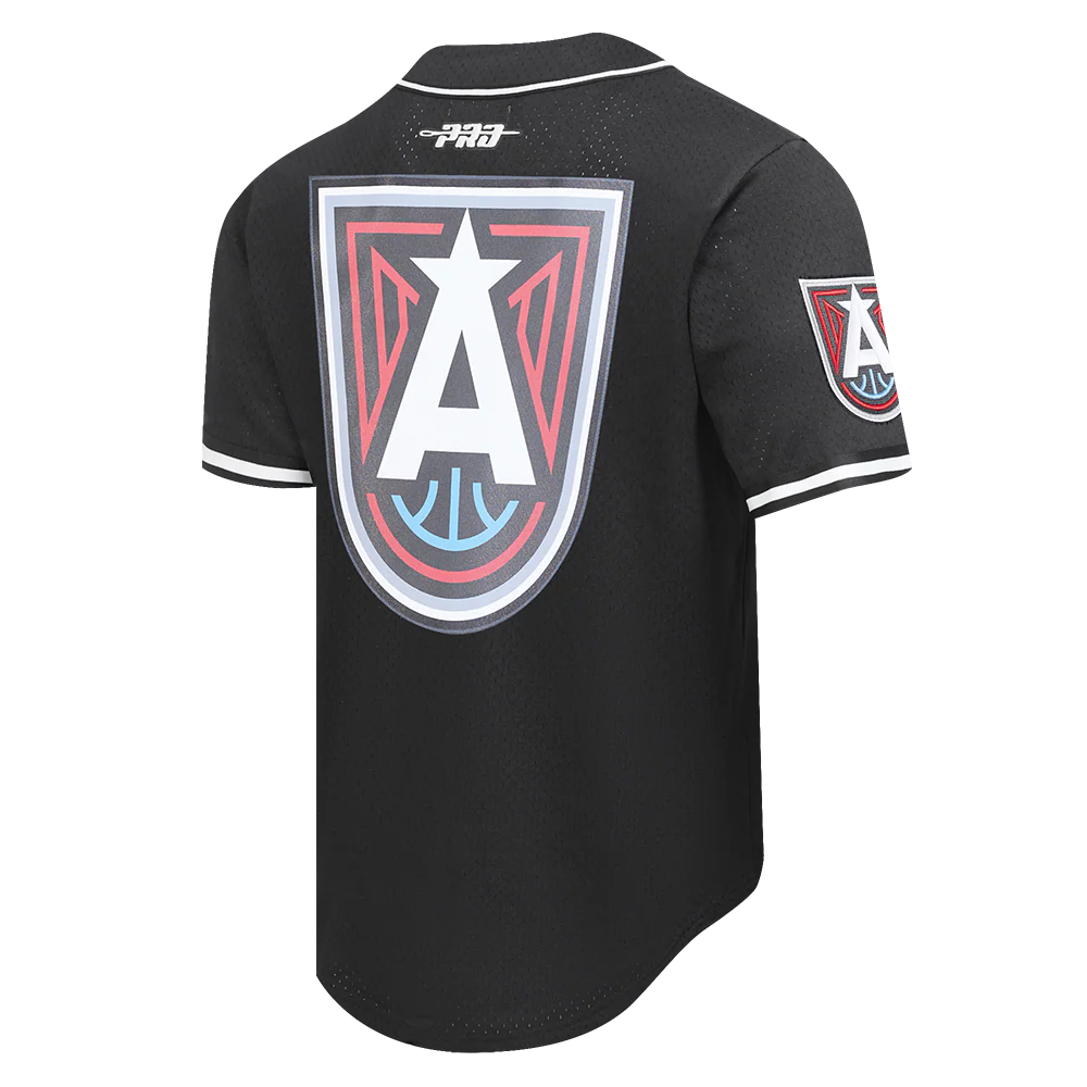 WNBA ATLANTA DREAM MESH MEN'S BUTTON DOWN SHIRT