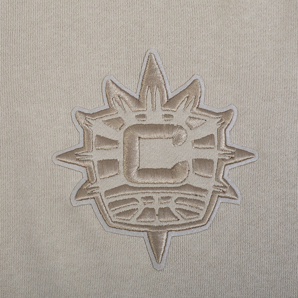 WNBA CONNECTICUT SUN NEUTRAL MEN'S DROP SHOULDER FLEECE PULLOVER HOODIE