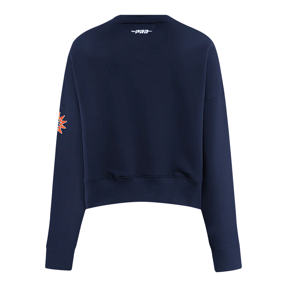 WNBA CONNECTICUT SUN JEWELS WOMEN'S FLEECE CREWNECK