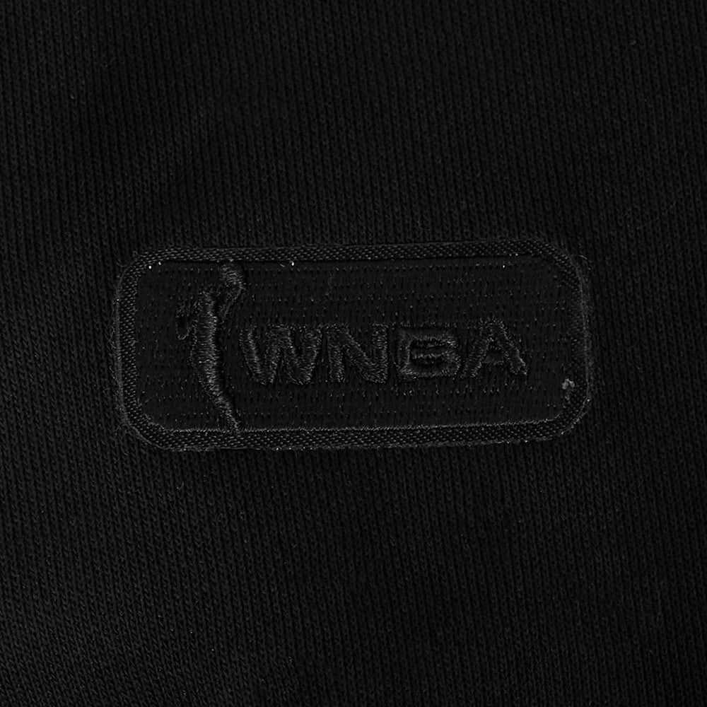 WNBA CONNECTICUT SUN TRIPLE BLACK WOMEN'S FLEECE CREWNECK